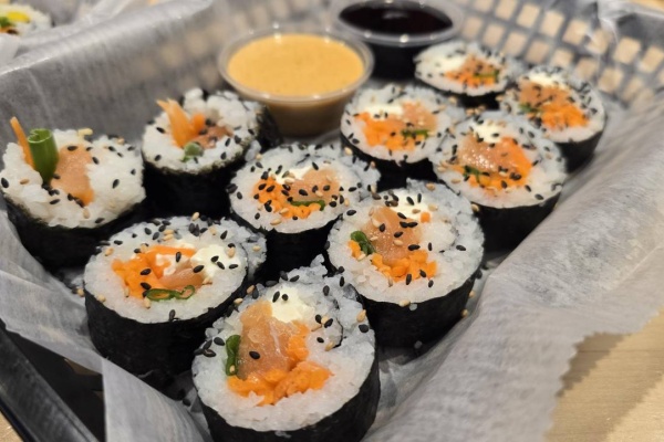 We Built Our Own Sushi Rolls At FUSIAN!