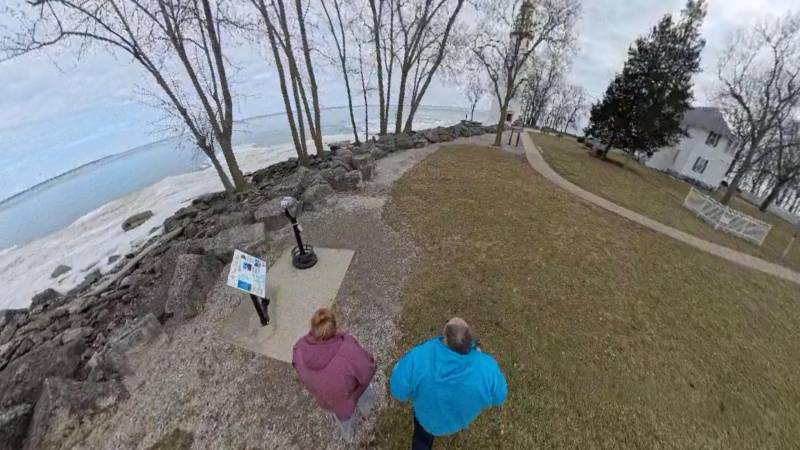 Exploring Lake Erie in the 2025 Nissan Pathfinder Rock Creek