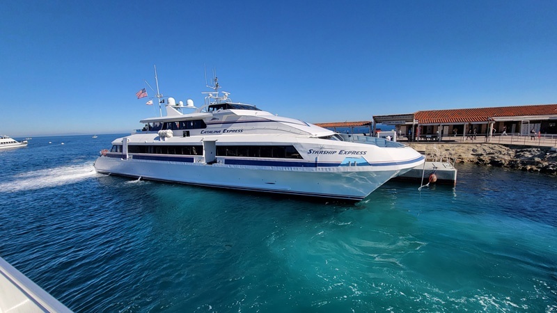 catalina express in avalon catalina island