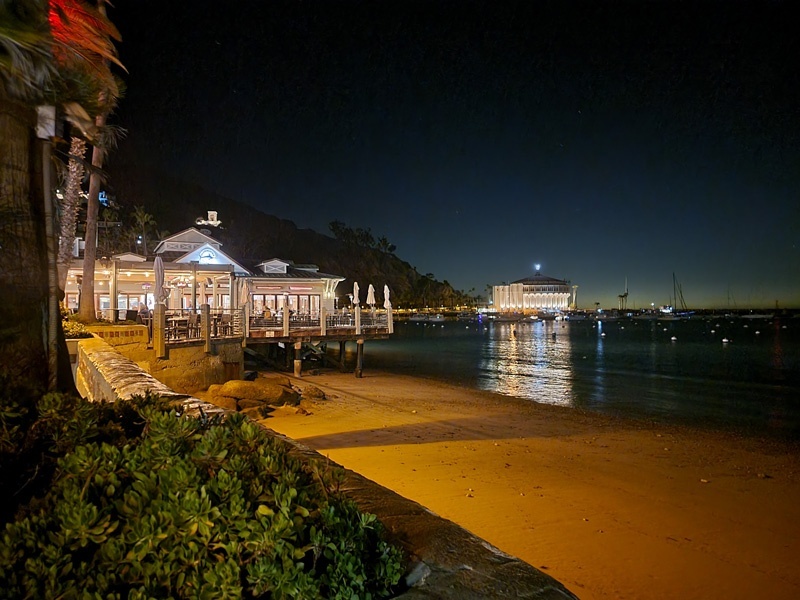 quiet night in avalon catalina island california winter escape