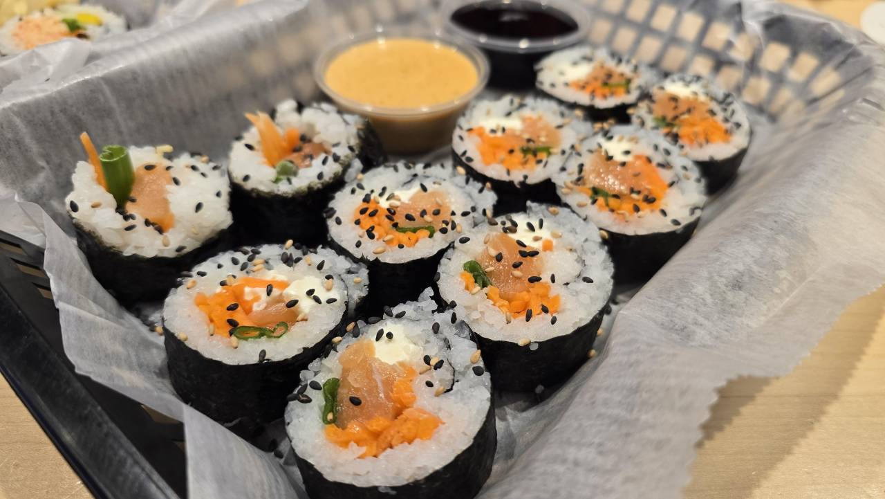 sushi rolls at FUSIAN Toledo, Ohio