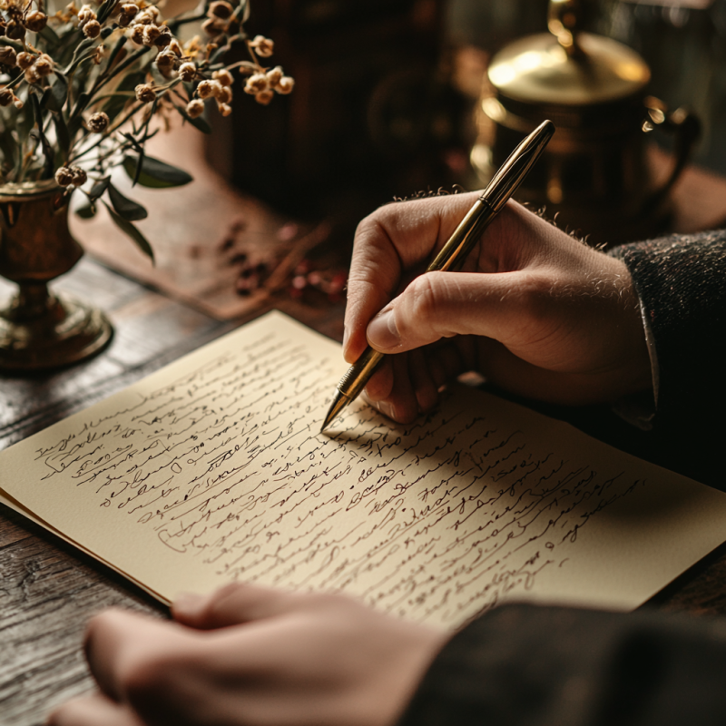 handwritten love letter