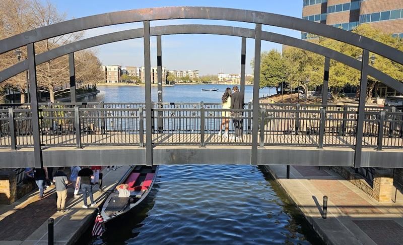 love lock bridge in irving texas las colinas dallas