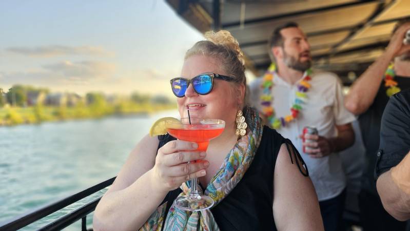 heather romantic boat ride detroit river windsor ontario