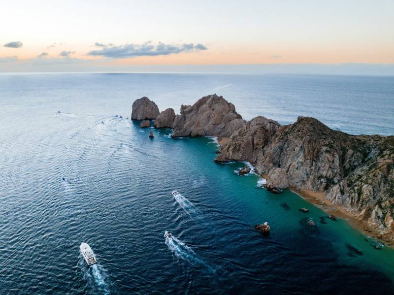 cabo san lucas scenic view of water 