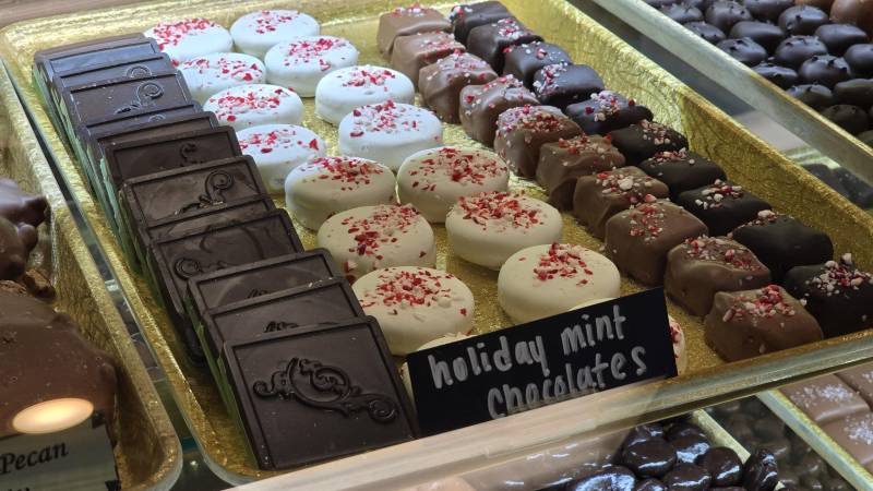 blue gate bakery christmas chocolates