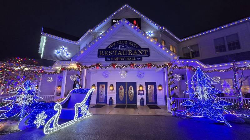 lights at blue gate restuarant